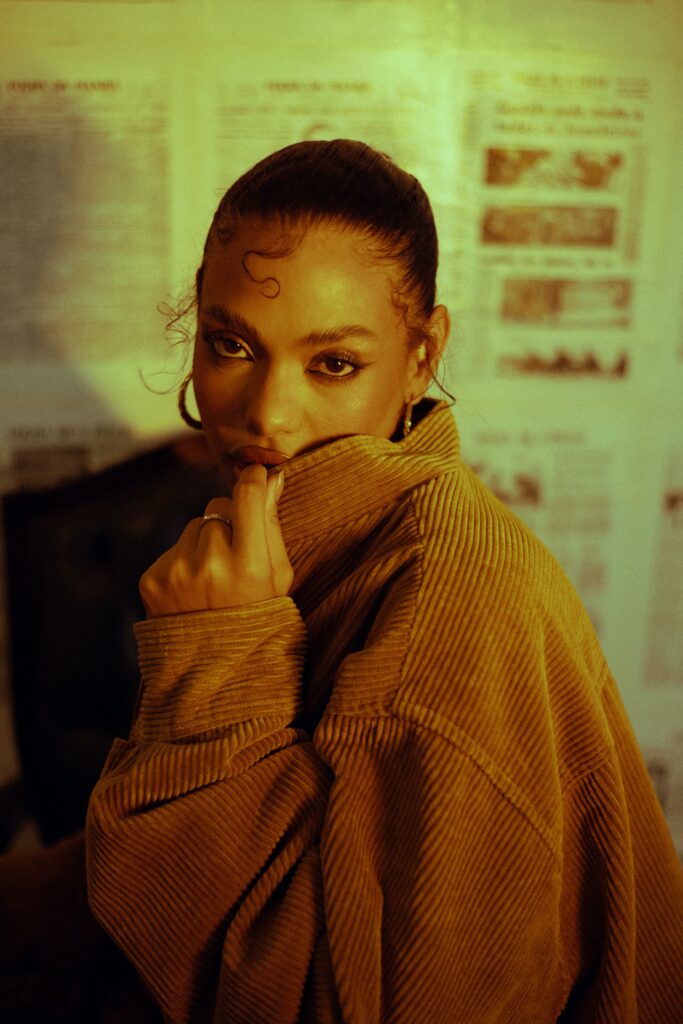 Moody Portrait of a Woman in São Paulo